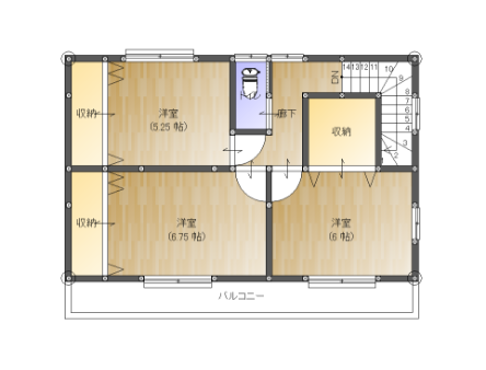 29坪 東玄関 2F